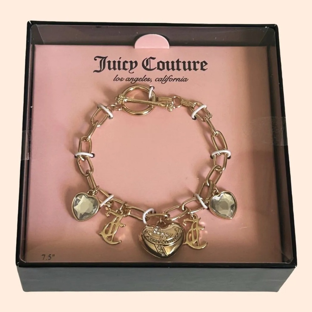 Juicy Couture Gold Charm Bracelet